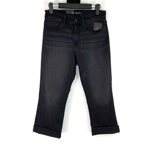 MAVI Jeans Marcia Capri Dark Soft Mid Rise Straight Leg Denim NWT
